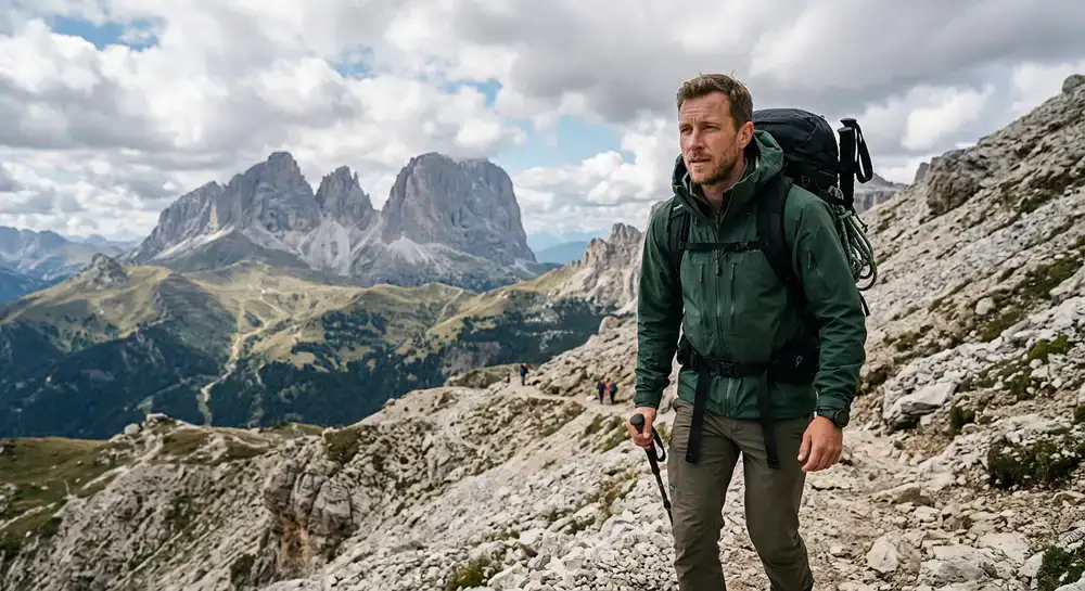 Guscio Impermeabile Vetta color verde alpino